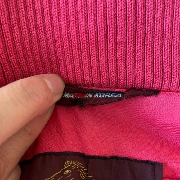 Vintage Y2K Jordache Puffer Ski Bomber Jacket Pink - Picture 14 of 16